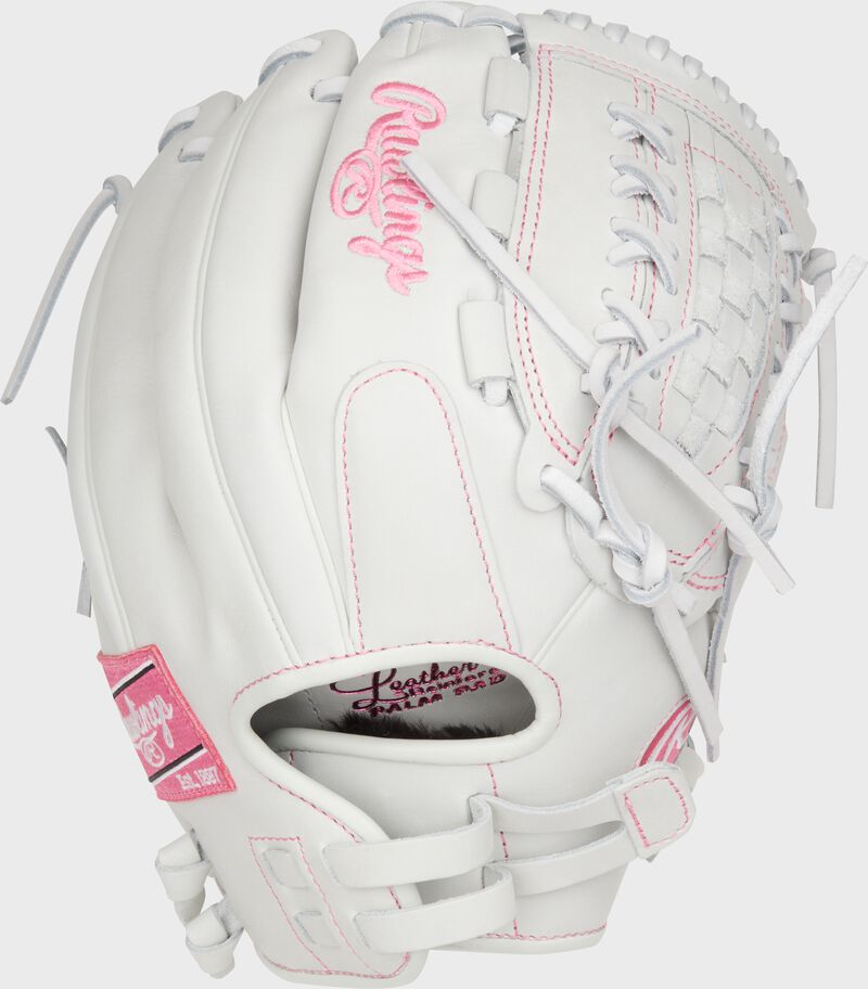 Liberty Advanced Color Series 12.5 in Fastpitch Glove, White/Pink