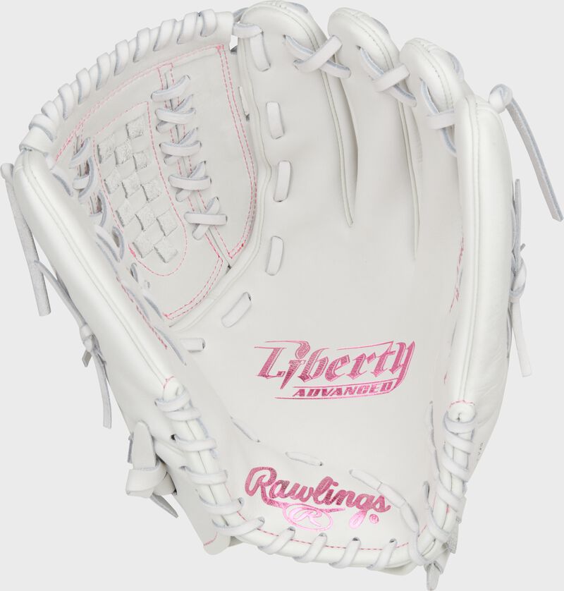 Liberty Advanced Color Series 12.5 in Fastpitch Glove, White/Pink