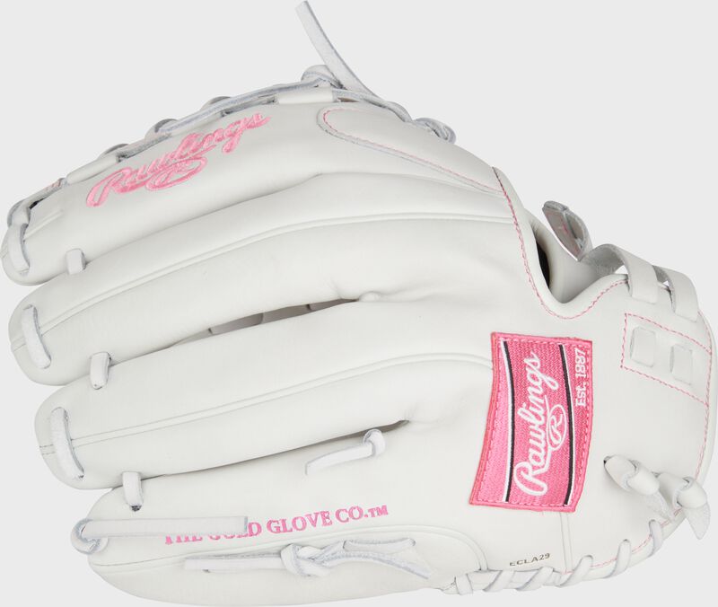 Liberty Advanced Color Series 12.5 in Fastpitch Glove, White/Pink