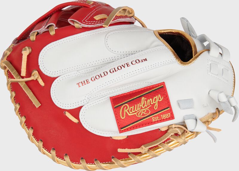Liberty Advanced Color Series 34 in Catcher's Mitt, White/Scarlet