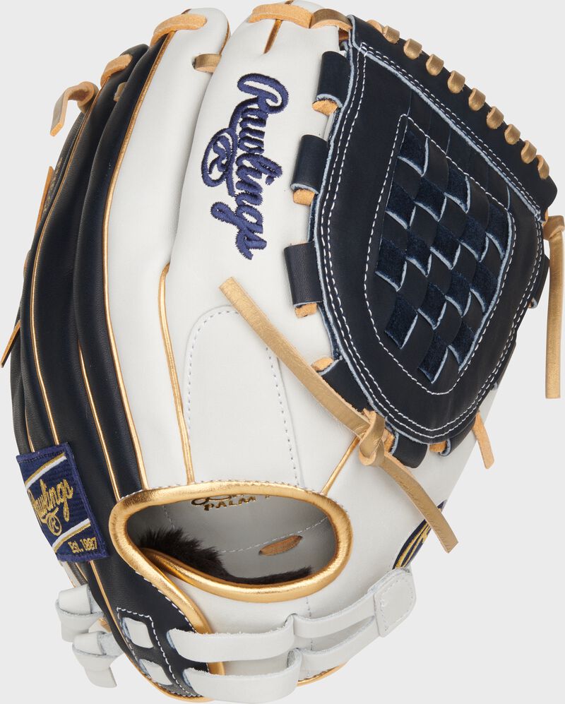 Liberty Advanced Color Series 12 in Fastpitch Glove, White/Navy