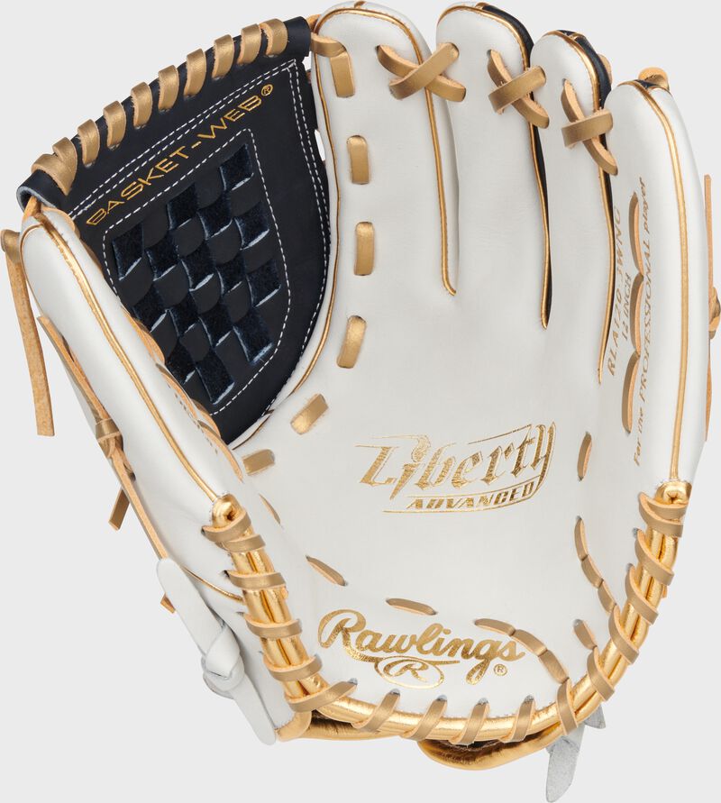 Liberty Advanced Color Series 12 in Fastpitch Glove, White/Navy