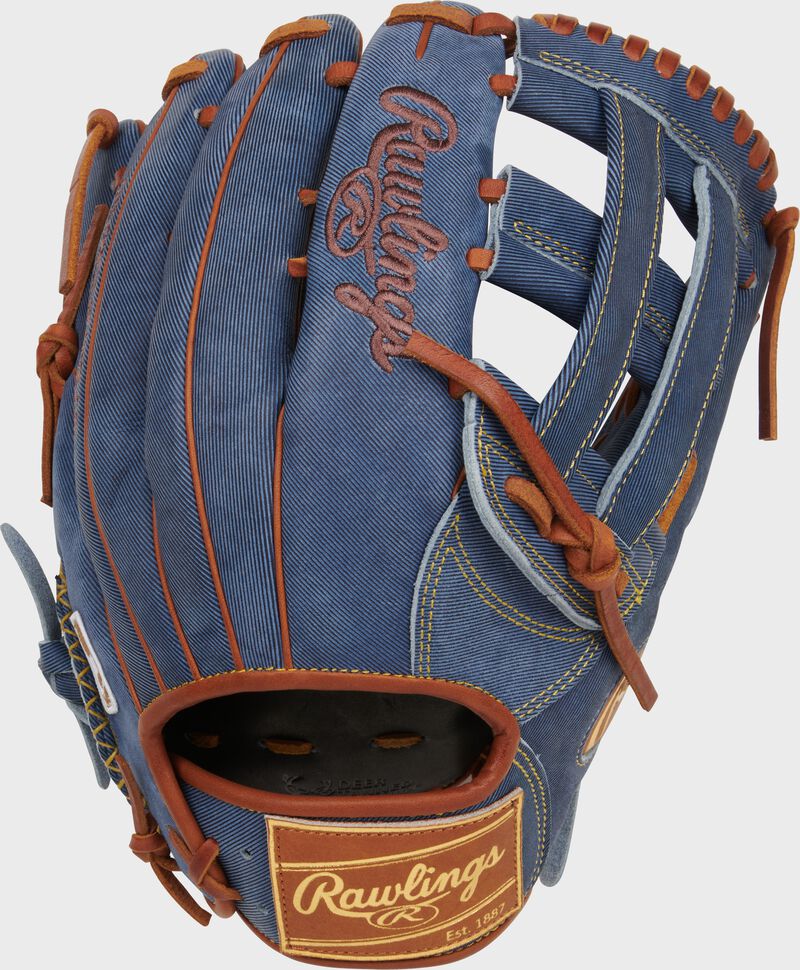 Heart of the Hide Pro Label Denim Outfield Glove