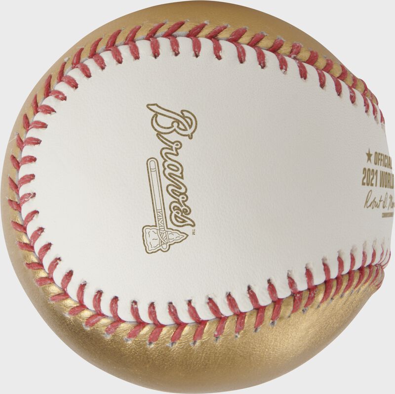 MLB 2021 Gold World Series Dueling Baseball