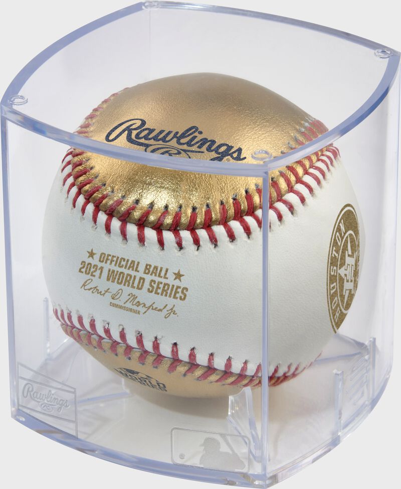 MLB 2021 Gold World Series Dueling Baseball