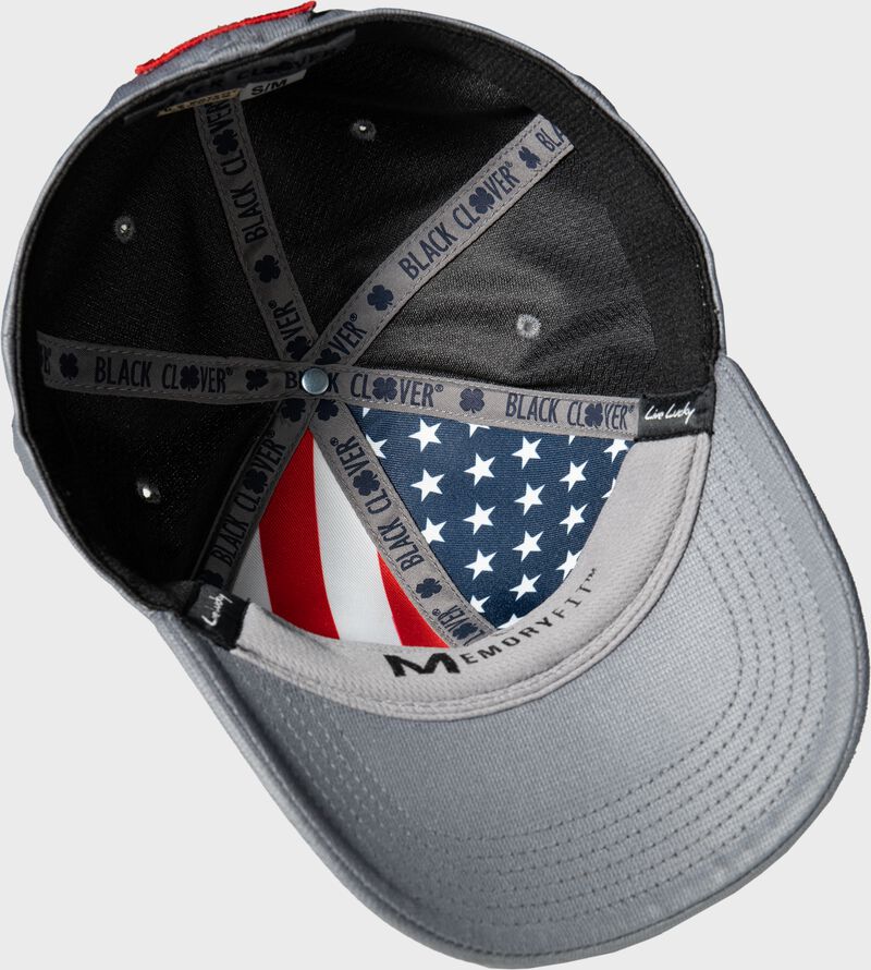 Rawlings Black Clover Plate Pride Fitted Hat