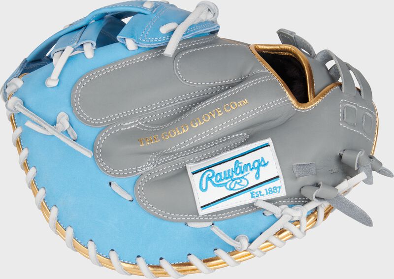 Liberty Advanced Color Series 34 in Catcher's Mitt, Gray/Columbia Blue