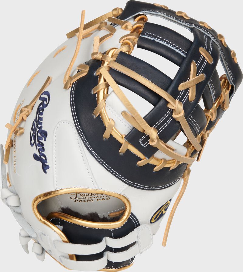 Liberty Advanced Color Series 13 in 1st Base Mitt, White/Navy