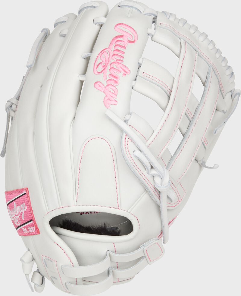 Liberty Advanced Color Series 12.75 in Outfield Glove, White/Pink