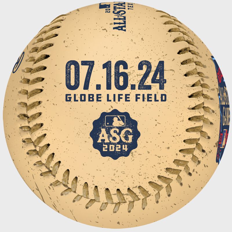 2024 MLB All-Star Game Gold Replica Baseball, 1 Ball