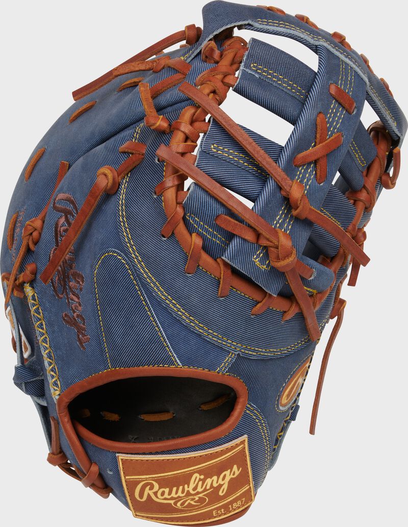 Heart of the Hide Pro Label Denim 1st Base Mitt