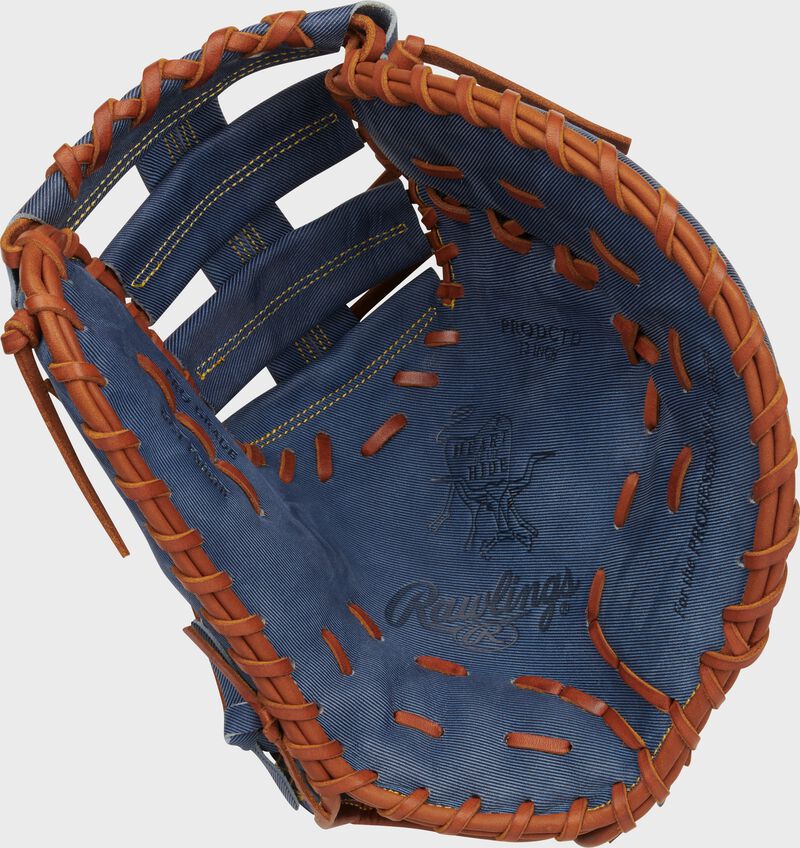 Heart of the Hide Pro Label Denim 1st Base Mitt