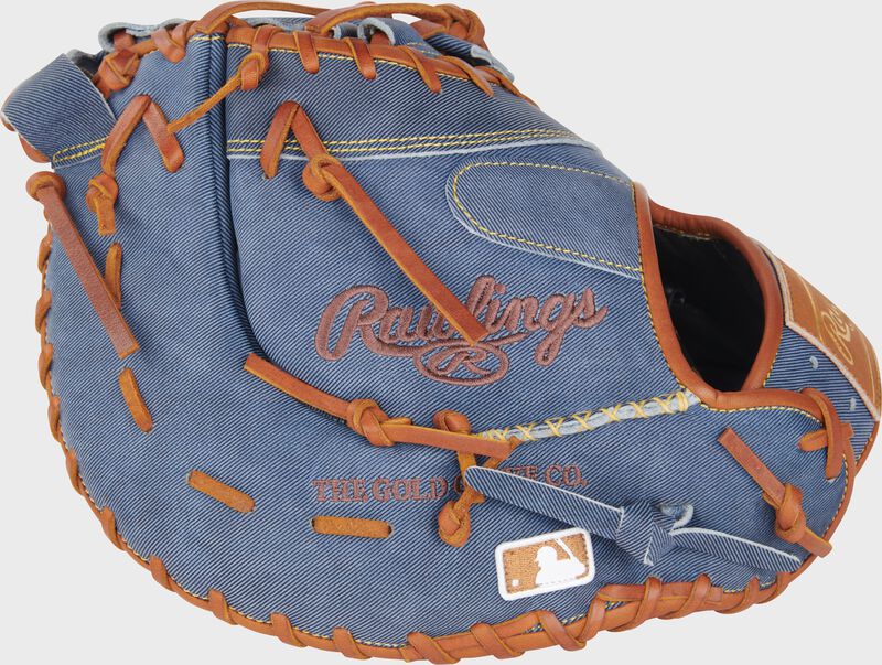Heart of the Hide Pro Label Denim 1st Base Mitt