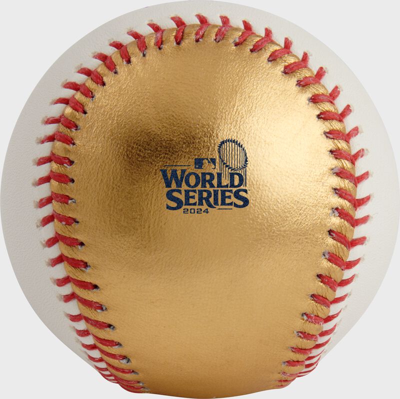 MLB 2024 Gold World Series Dueling Baseball