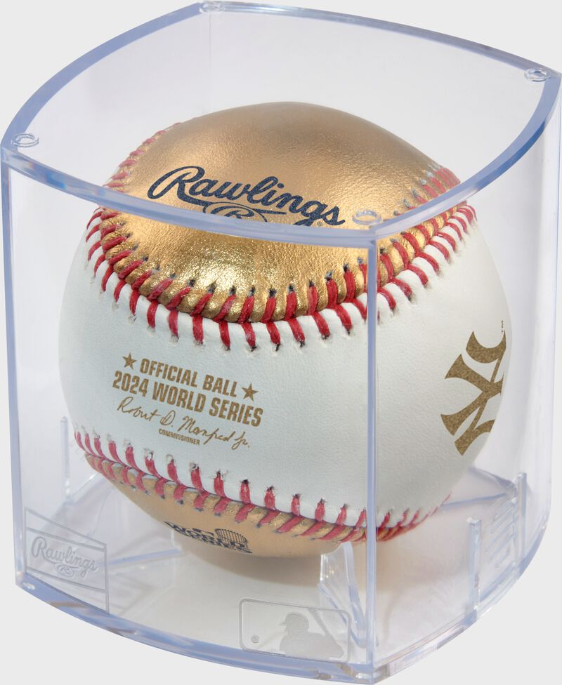 MLB 2024 Gold World Series Dueling Baseball