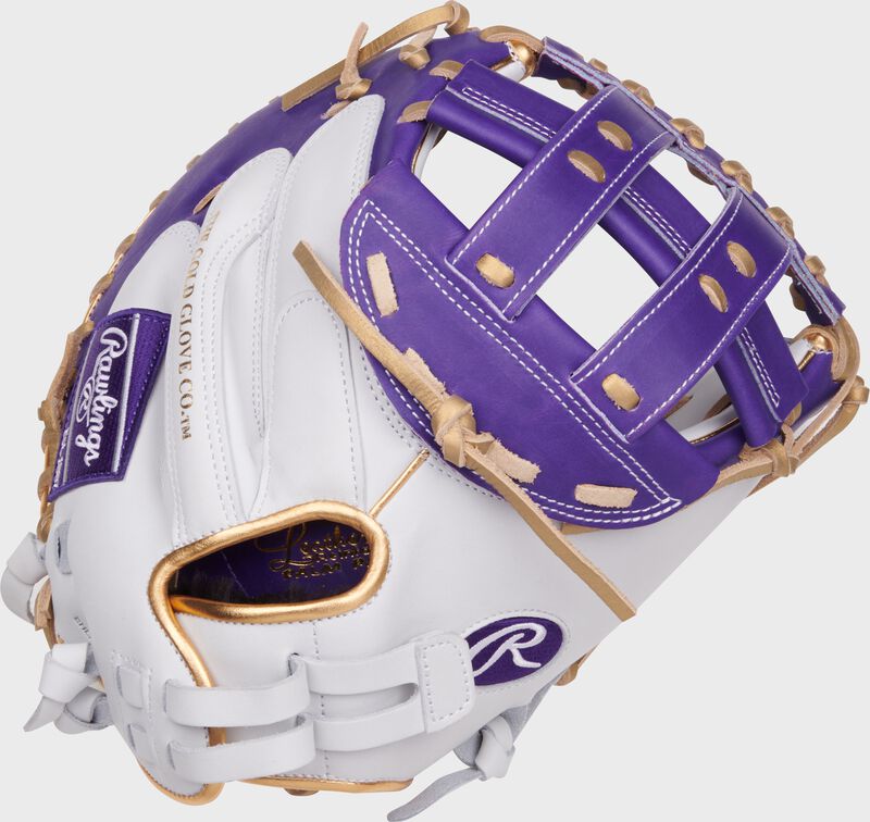 Liberty Advanced Color Series 34 in Catcher's Mitt, White/Purple