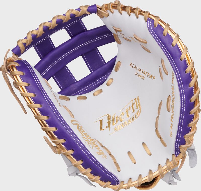 Liberty Advanced Color Series 34 in Catcher's Mitt, White/Purple