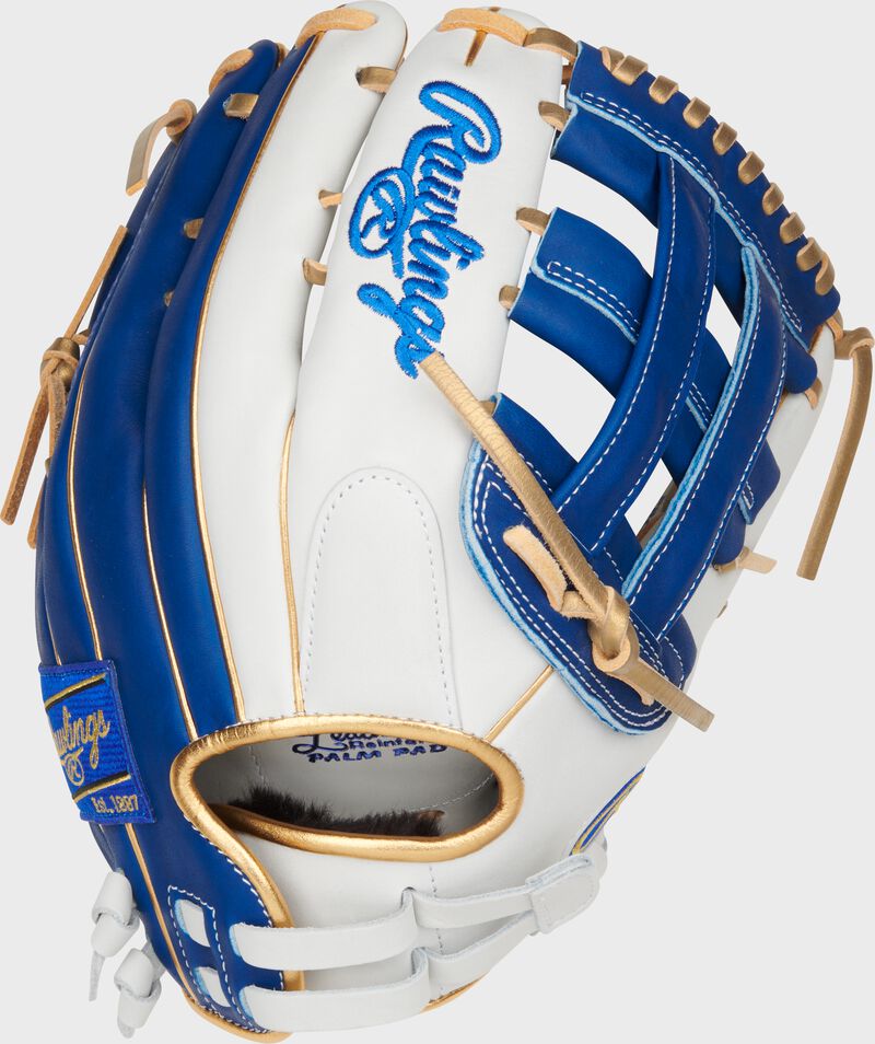 Liberty Advanced Color Series 12.75 in Outfield Glove, White/Royal