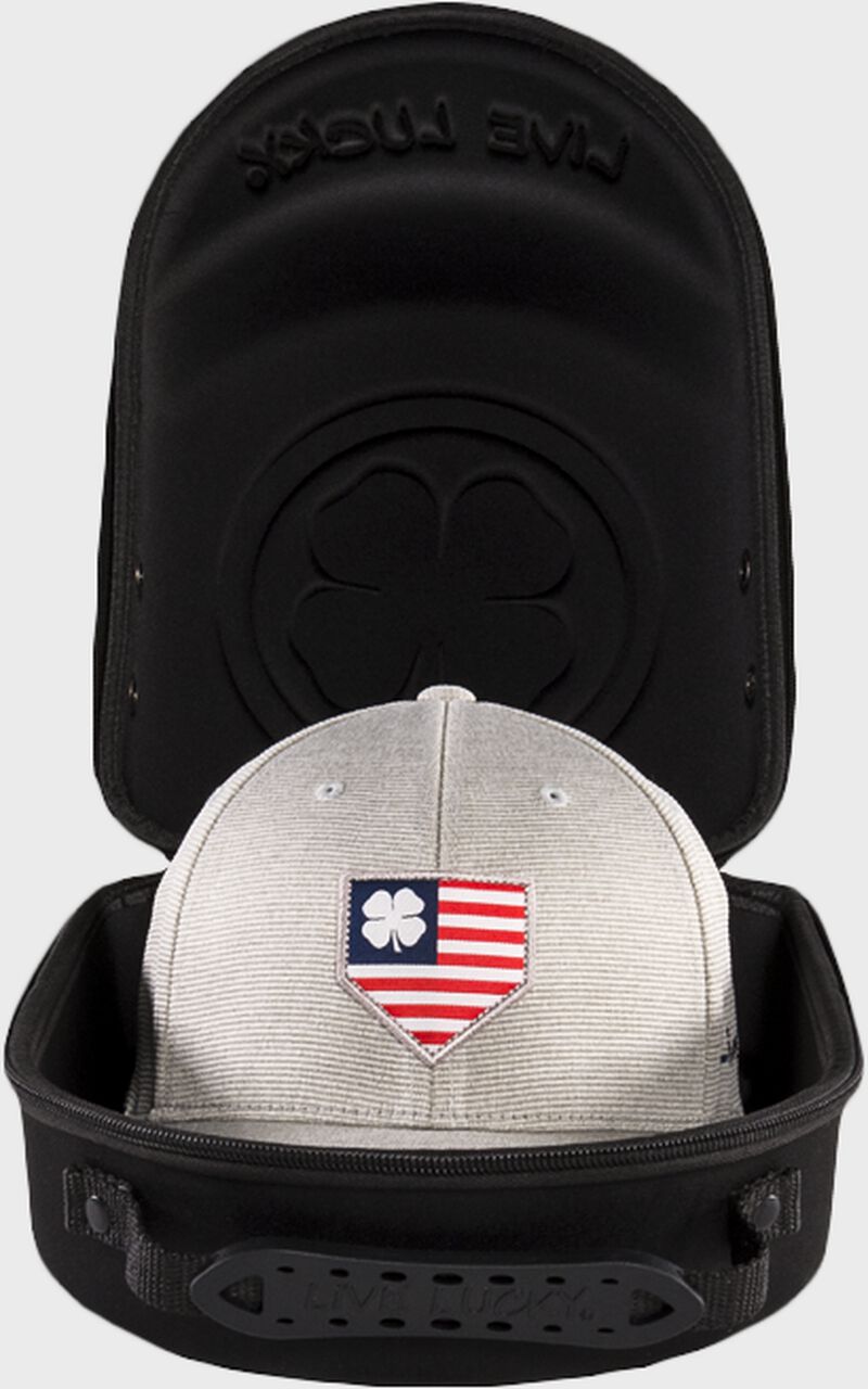 Rawlings Black Clover Red Patch Hat Caddie, Special Edition