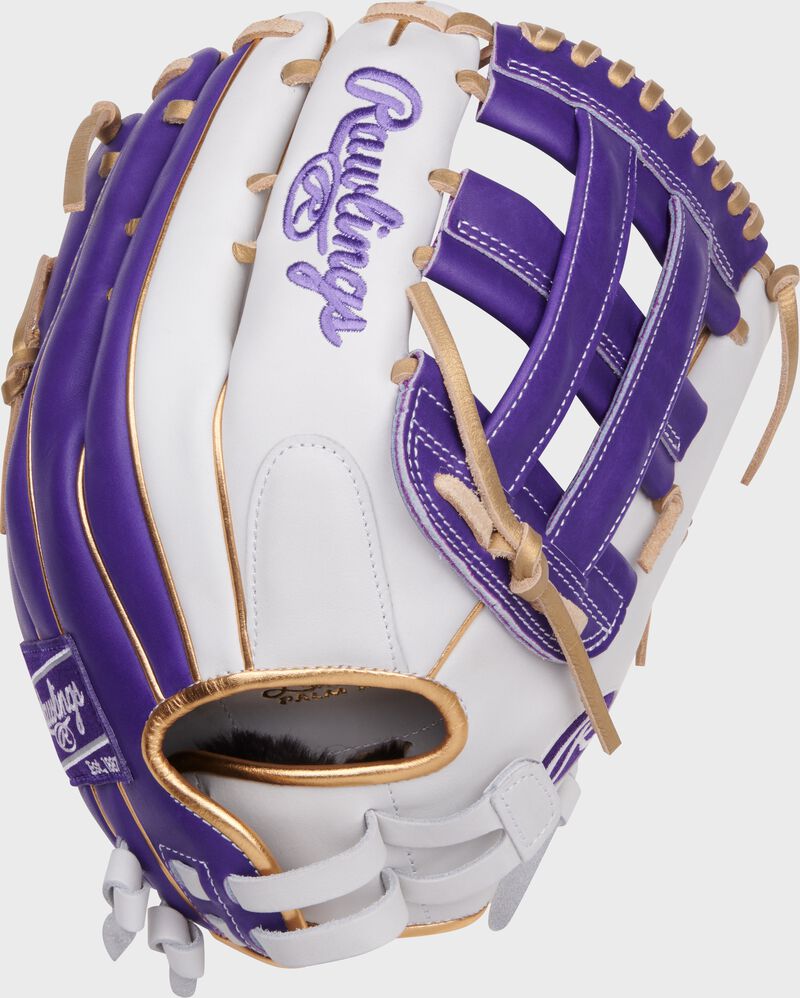 Liberty Advanced Color Series 12.75 in Outfield Glove, White/Purple