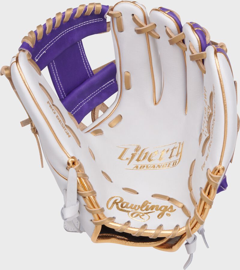 Liberty Advanced Color Series 11.75 in Infield Glove, White/Purple