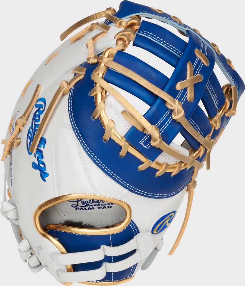 Liberty Advanced Color Series 13 in 1st Base Mitt, White/Royal