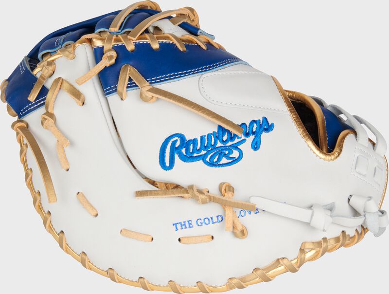 Liberty Advanced Color Series 13 in 1st Base Mitt, White/Royal