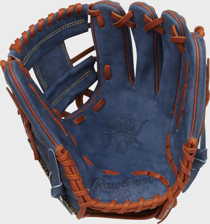 Heart of the Hide Pro Label Denim Infield Glove, Right Hand Throw
