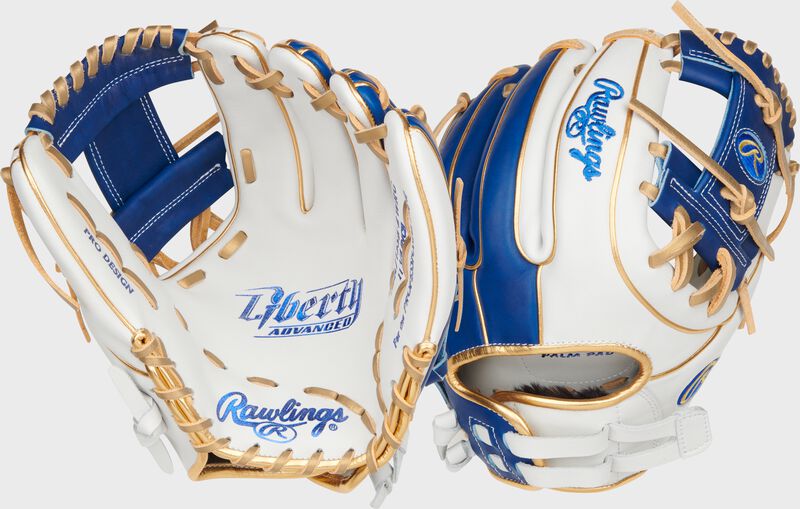 Liberty Advanced Color Series 11.75 in Infield Glove, White/Royal