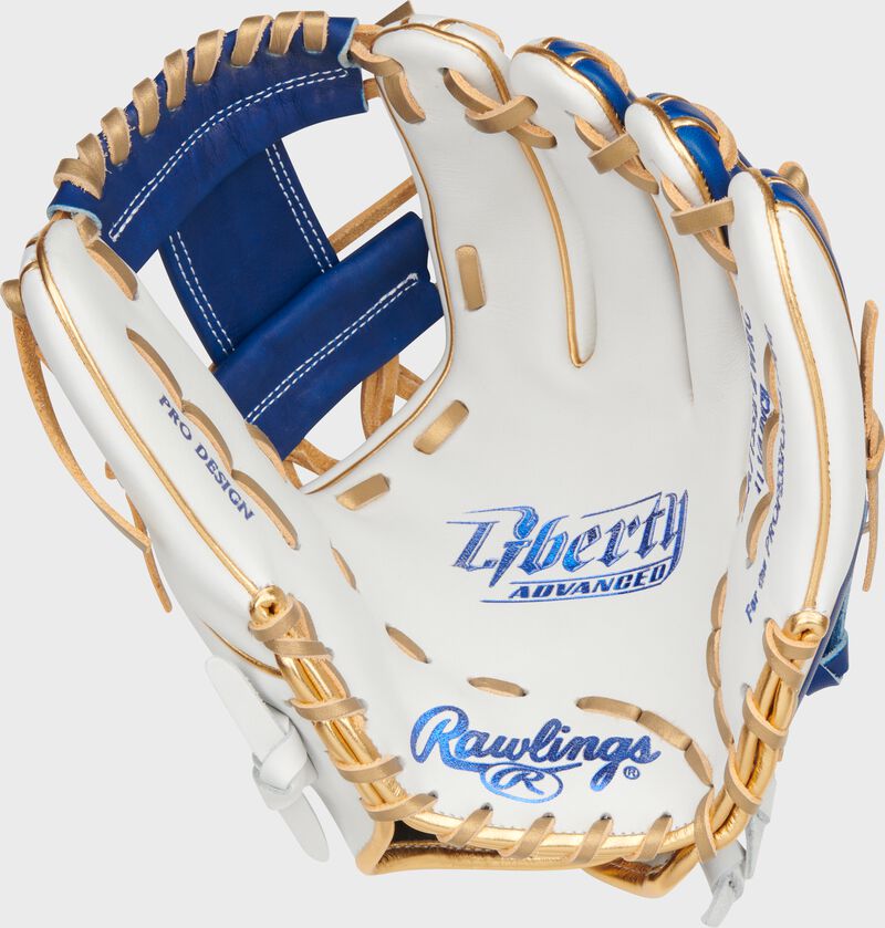 Liberty Advanced Color Series 11.75 in Infield Glove, White/Royal