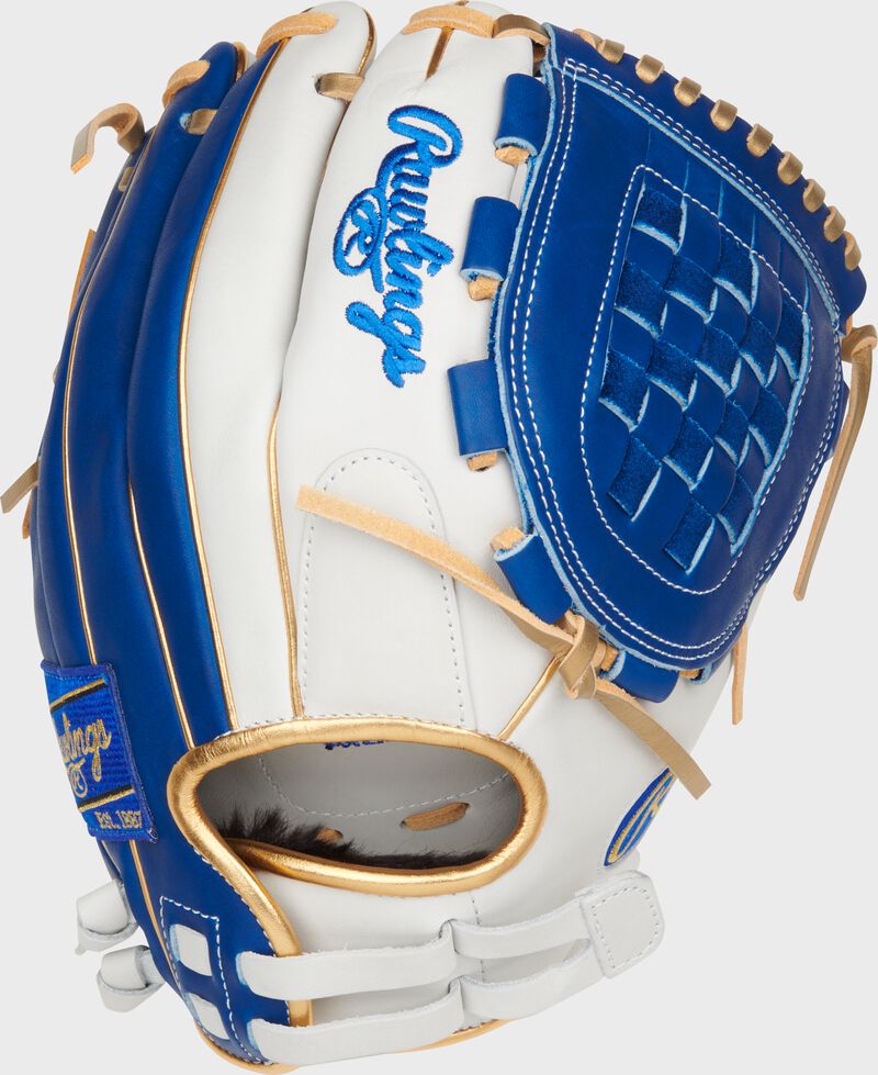 Liberty Advanced Color Series 12 in Fastpitch Glove, White/Royal