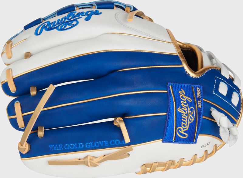Liberty Advanced Color Series 12 in Fastpitch Glove, White/Royal