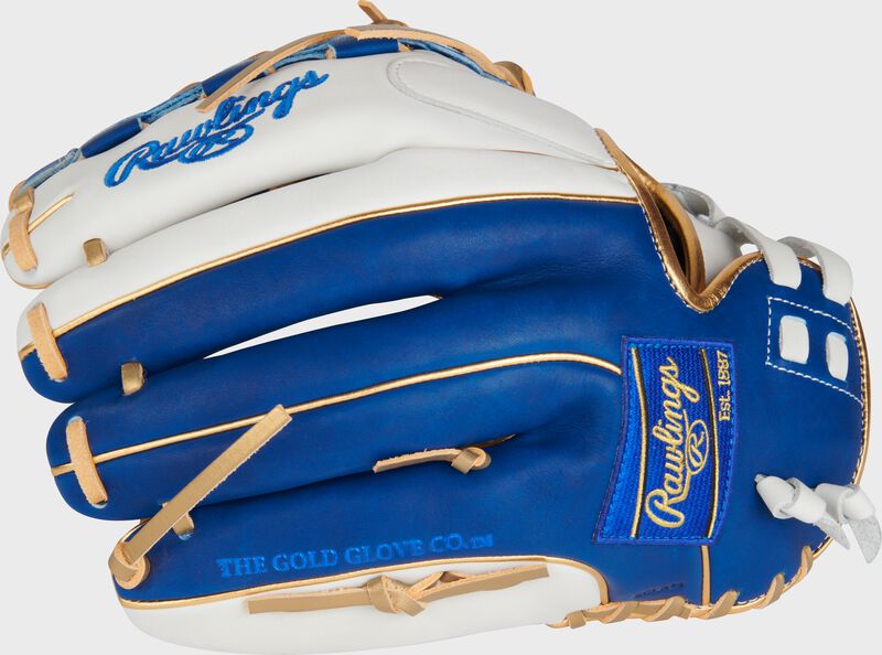 Liberty Advanced Color Series 12.5 in Fastpitch Glove, White/Royal
