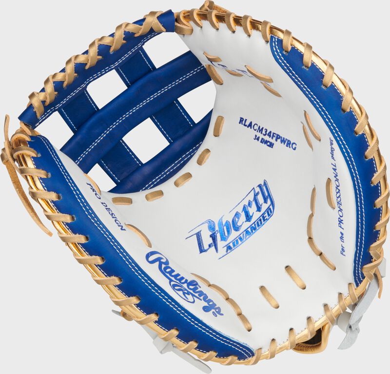 Liberty Advanced Color Series 34 in Catcher's Mitt, White/Royal