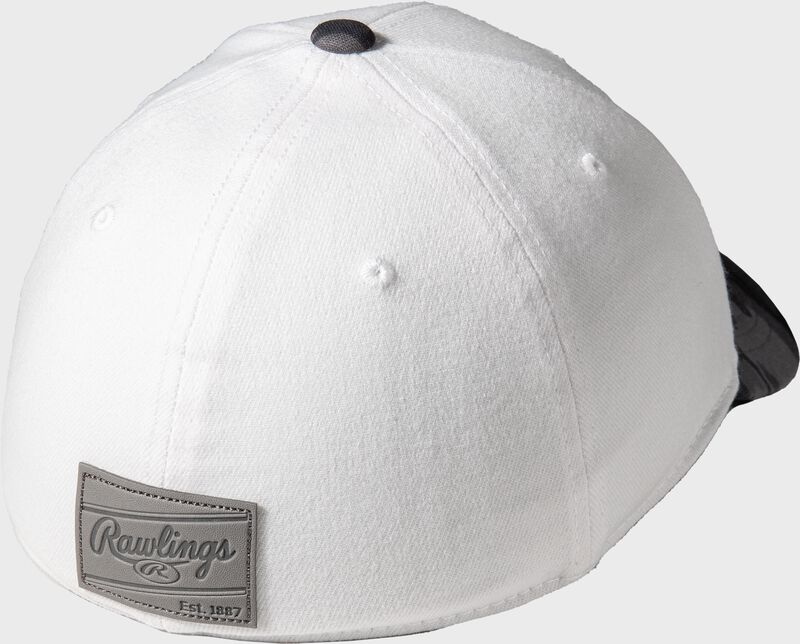 Rawlings Black Clover Leather Patch Camo Fitted Hat