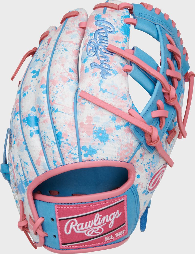 Heart of the Hide Spatter Print Speed Shell Infield Glove, Right Hand Throw