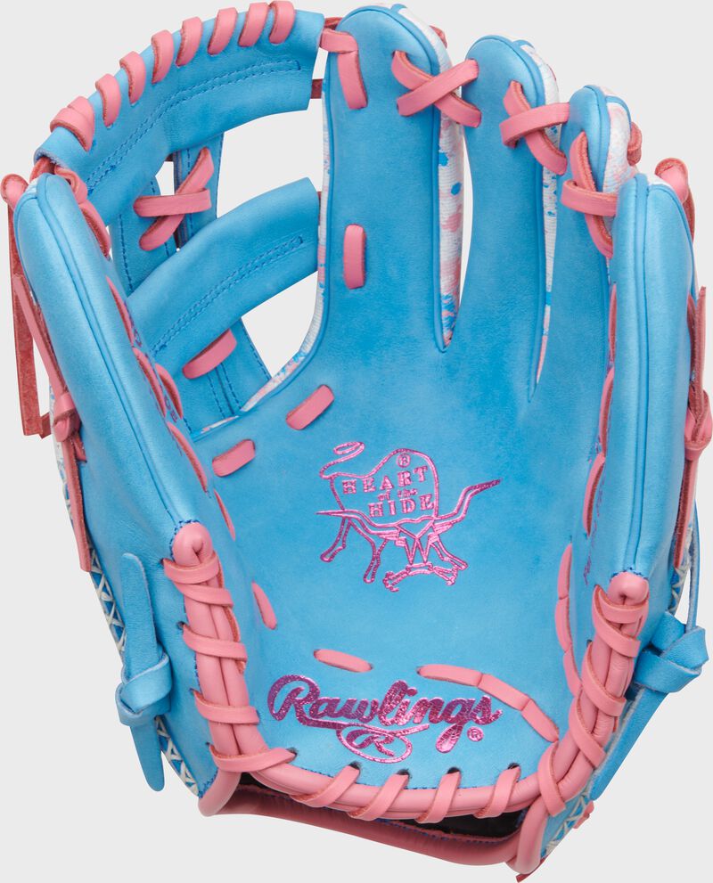 Heart of the Hide Spatter Print Speed Shell Infield Glove, Right Hand Throw