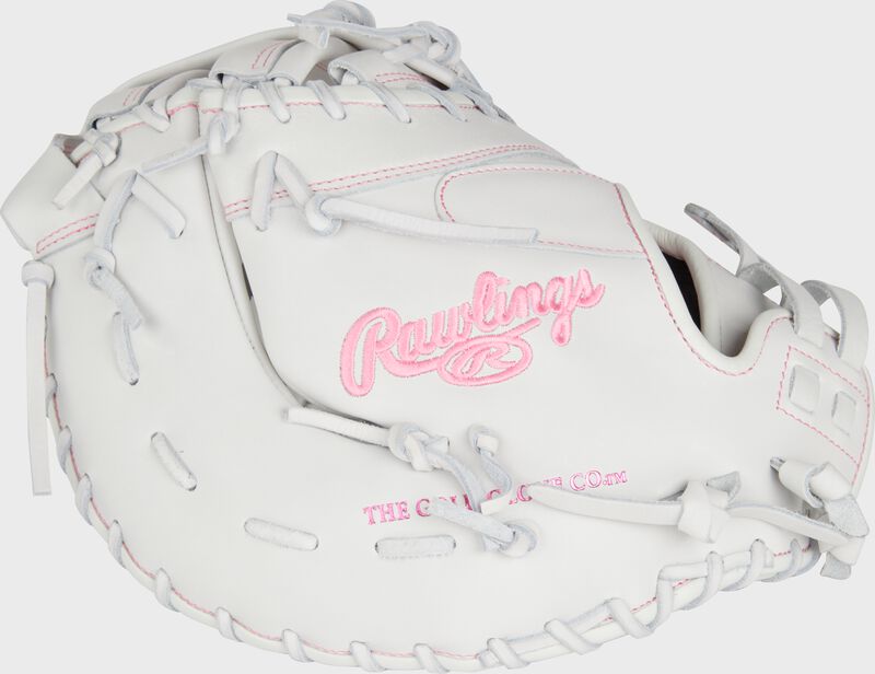 Liberty Advanced Color Series 13 in 1st Base Mitt, White/Pink