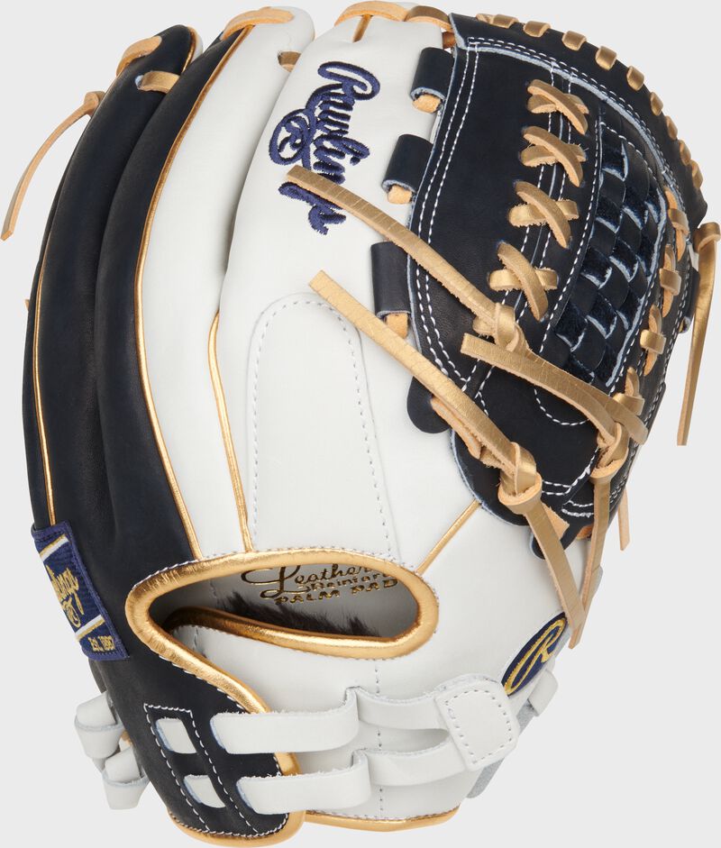Liberty Advanced Color Series 12.5 in Fastpitch Glove, White/Navy